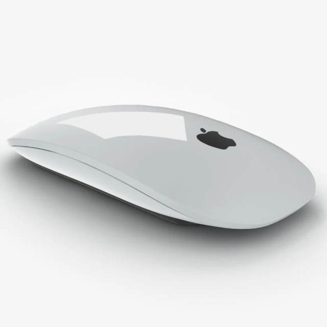 apple mouse wireless 3D Model .c4d .max .obj .3ds .fbx .stl .blend 