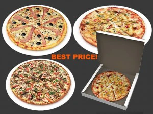 pizza-collectie 3D Model