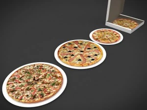 pizza collection 3D Model
