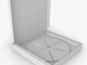 піца в коробці 3D Модель
