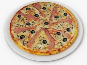 pizza 3Dモデル