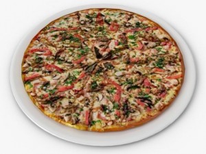 pizza 3D 모델