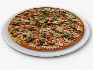 pizza 3D 모델