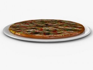pizza 3D 모델