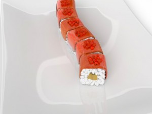 sushi red dragon 3Dモデル