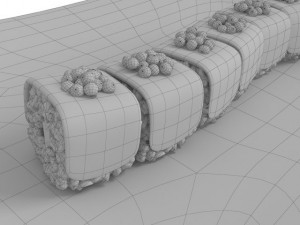 sushi red dragon 3Dモデル