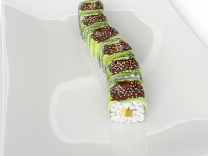 sushi green dragon 3Dモデル