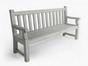 park bench 3D Model