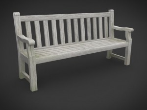 park bench 3D Model
