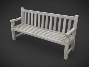 park bench 3D Model