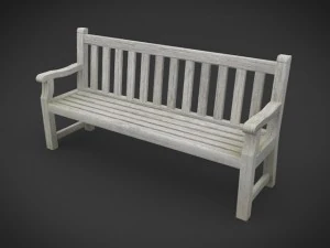 park bench 3D Model