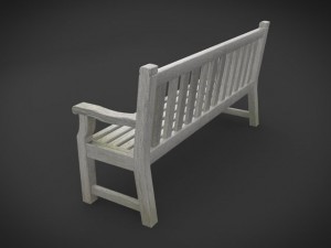 park bench 3D Model