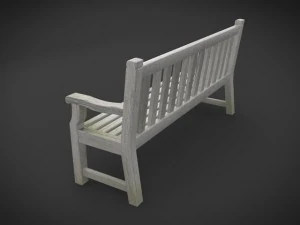 park bench 3D Model