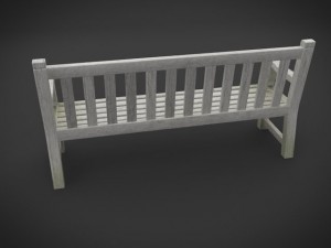 park bench 3D Model