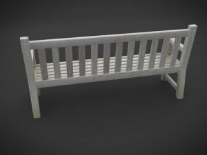 park bench 3D Model