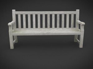 park bench 3D Model