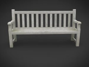 park bench 3D Model