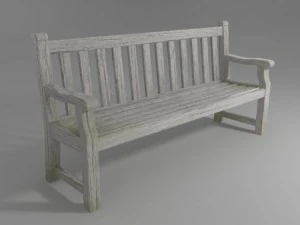 park bench 3D Model
