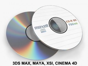 cd dvd disc 3D-Modell