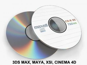 płyta CD DVD Model 3D