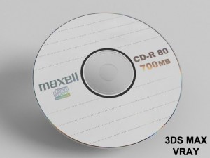 cd dvd disc 3D Model
