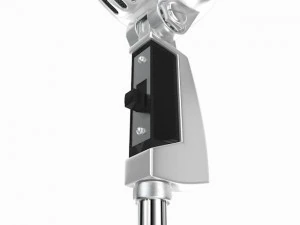 mikrofon retro Model 3D