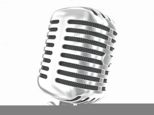 retro microphone 3D Model