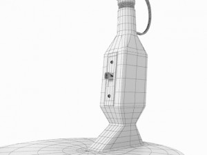 retro microphone Modèle 3D