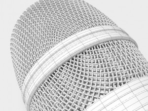 microphone 3D 模型