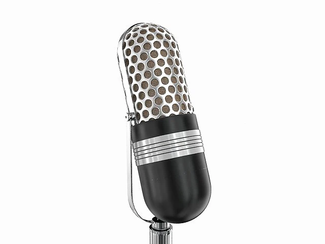 77dx microphone 3D Model .c4d .max .obj .3ds .fbx .stl .blend 