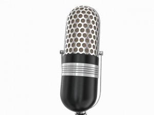 77dx microphone 3D Модель