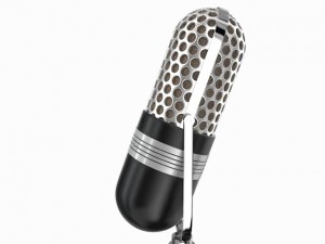 77dx microphone 3D Модель