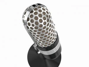 77dx microphone 3D Model