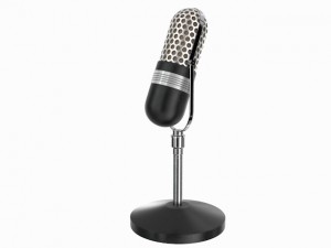 77dx microphone 3D Модель