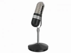 77dx microphone 3D Model