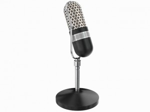 77dx microphone 3D Модель