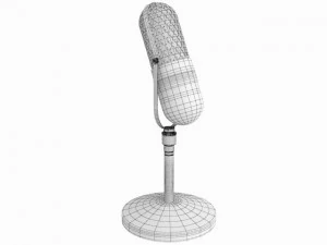 77dx microphone 3D Model