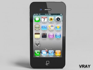 apple iphone 4s 3D Модель