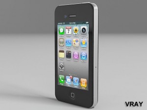 apple iphone 4s 3D Модель