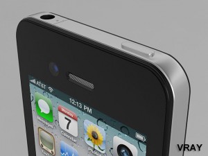 apple iphone 4s 3D Модель