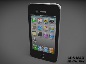 apple iphone 4s 3D Модель