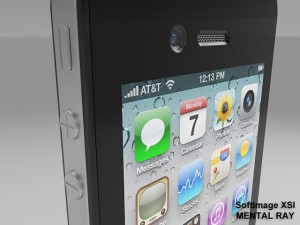apple iphone 4s 3D Модель