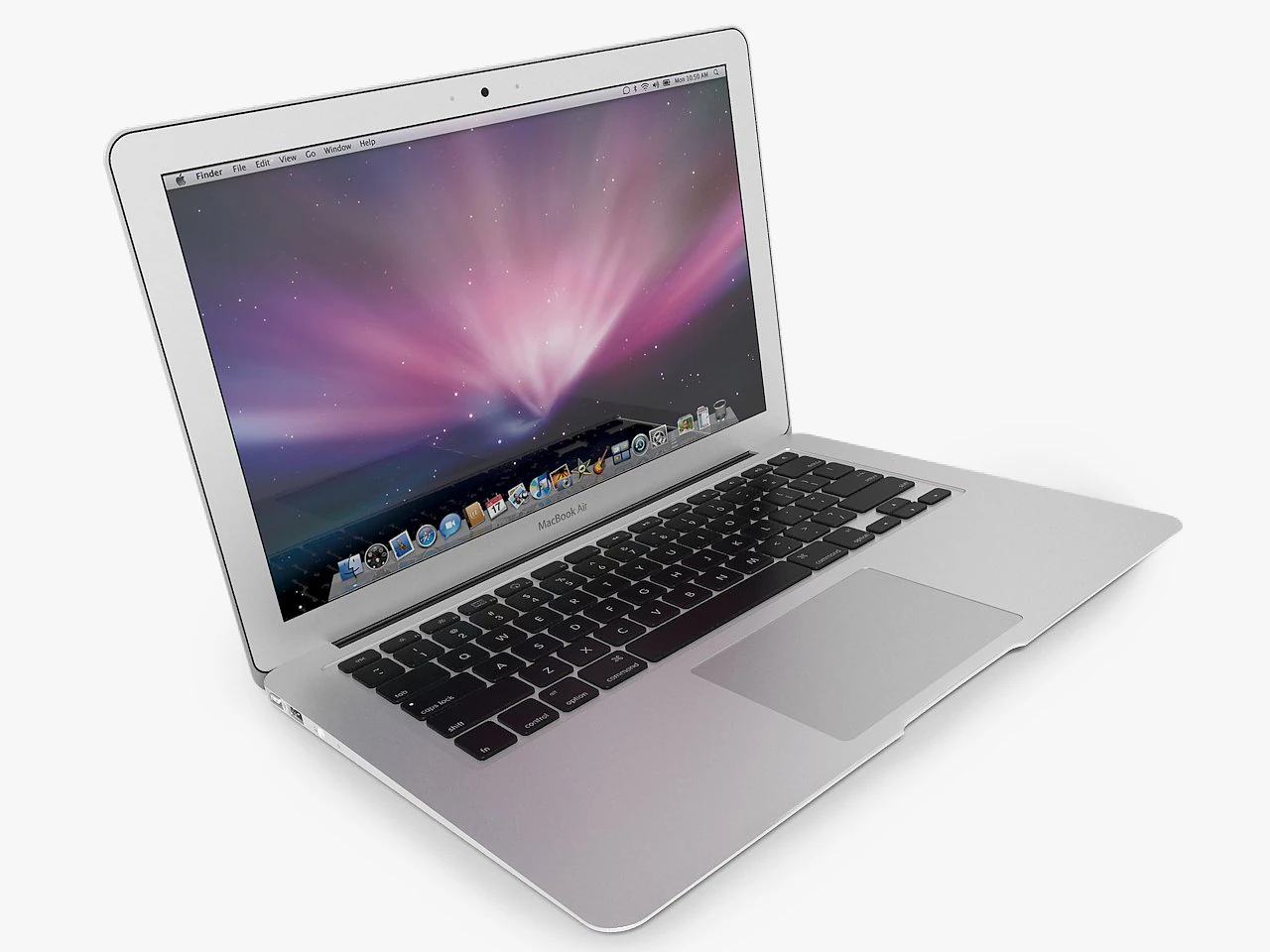apple macbook air 13inch 3D Model .c4d .max .obj .3ds .fbx .stl .blend 