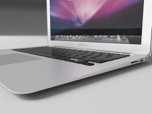 apple macbook air 13inch 3D 模型