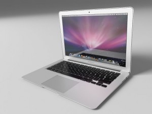 apple macbook air 13inch 3D 模型