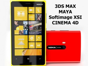 nokia lumia 920 3D Модель