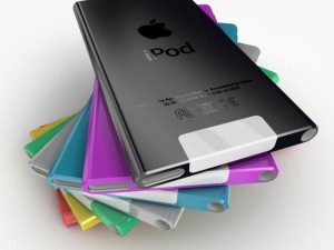 apple ipod nano 2012 with headphones 3D Model
