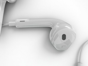 apple ipod nano 2012 with headphones 3D Model