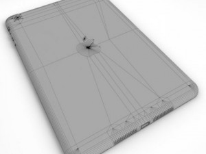 apple ipad mini 3D 모델