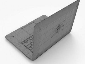 apple macbook pro retina 3D Модель